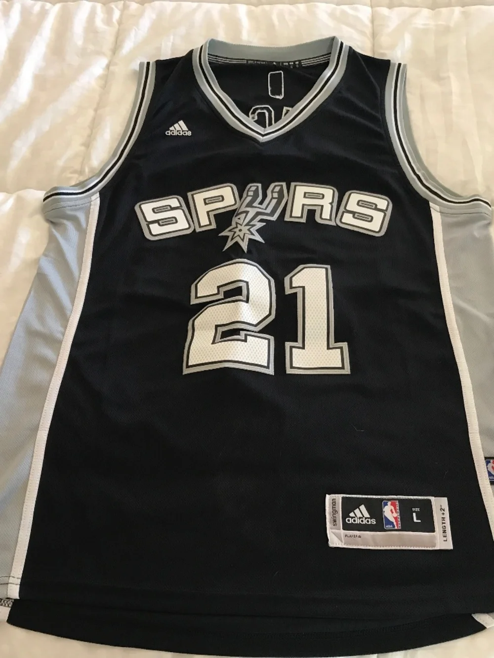 San Antonio Spurs #21 Tim Duncan Basketball Jersey
